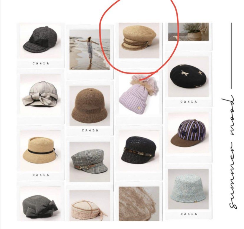 全新)ca4la報童帽, 她的時尚, 手錶及配件, 帽在旋轉拍賣
