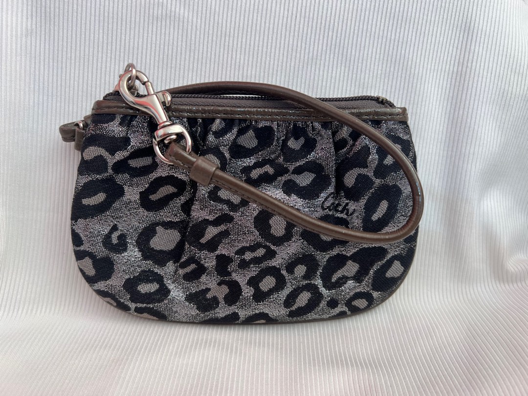 Coach Signature Leopard Print Ocelot Violet Purple 25282 Tote Bag Purse |  eBay