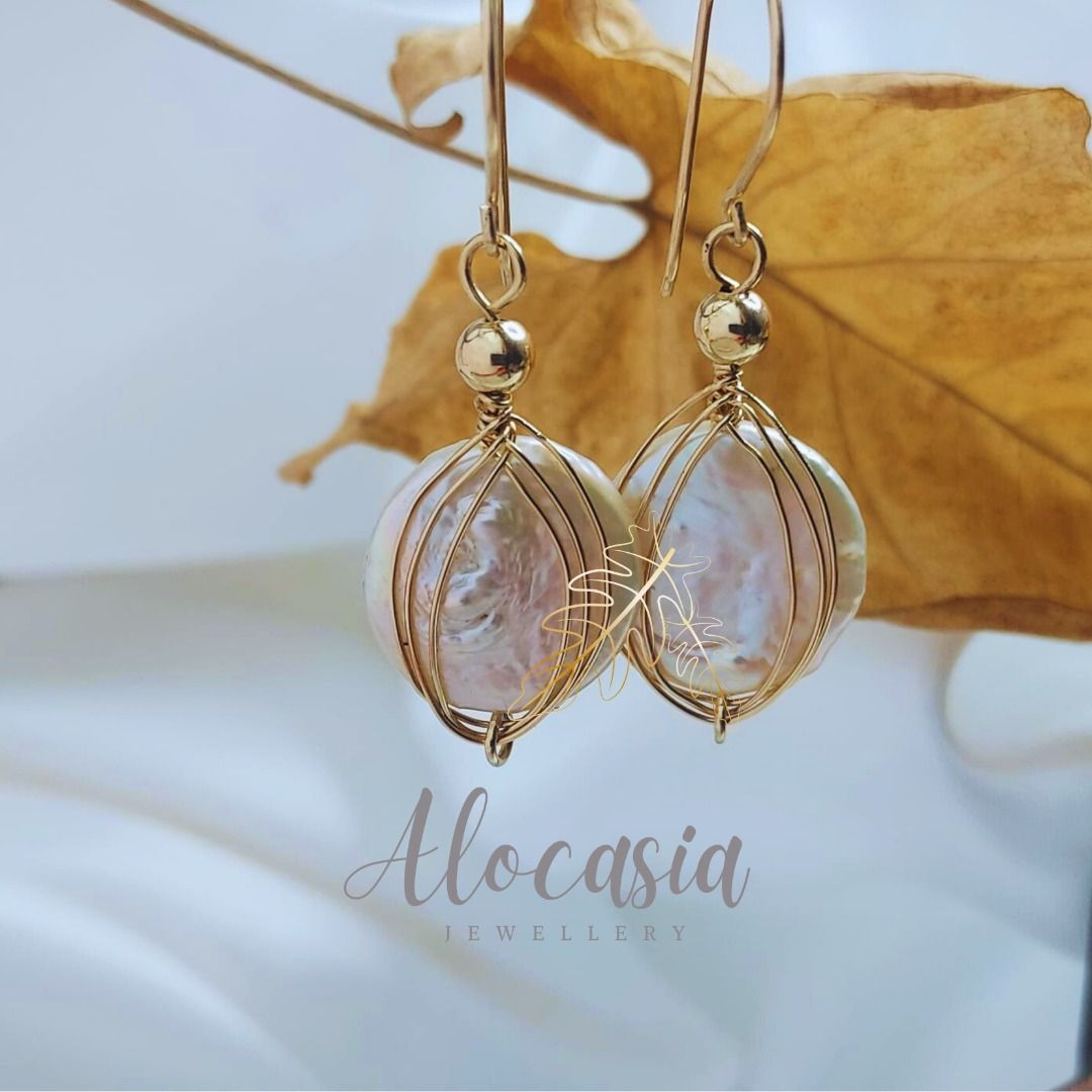 Gold filled top earrings