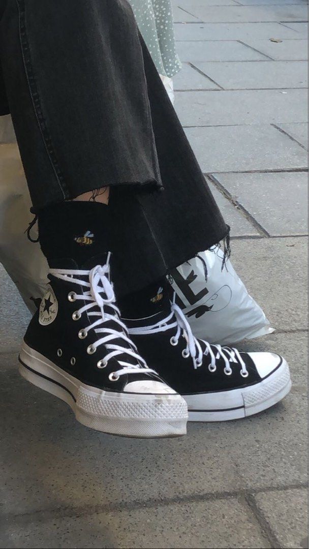 Converse All Star High Platform no lace Women s Fashion
