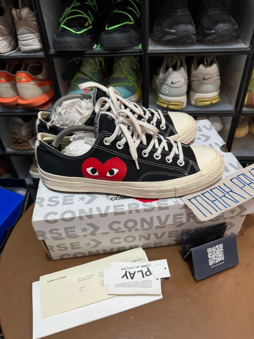 Converse x CDG Men s Fashion Footwear Sneakers on Carousell