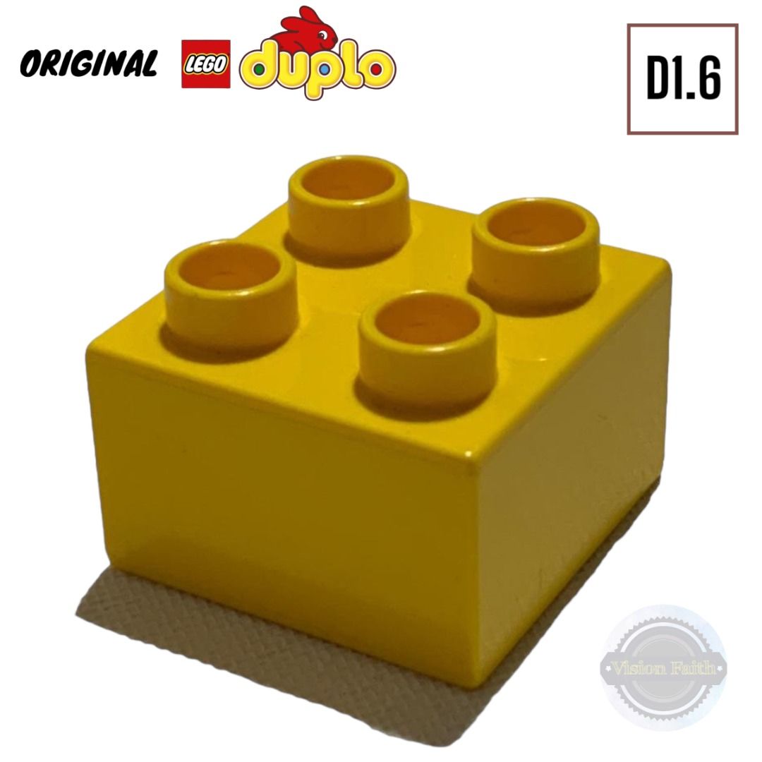 D1.6. LEGO DUPLO BRICK PARTS 3437 PLAIN BRICK 2 x 2