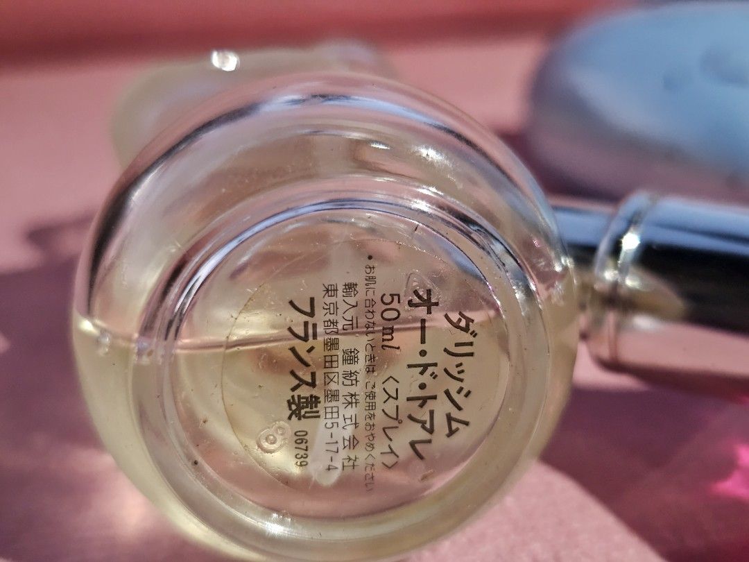 Dalissime by Salvador Dali (Category: Fragrance & Deodorants) located in Bulacan. Submitted by ms.gemini (Listing ID 1285457488, Image 3). Description: 50 ML bottle Missing Cap japan preloved perfume Last Few Photos For Reference Only.