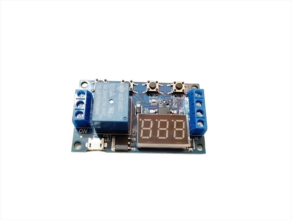 DC 6-30V DIGITAL LED RELAY BOARD CYCLE TIMING CIRCUIT SWITCH TIMER ...