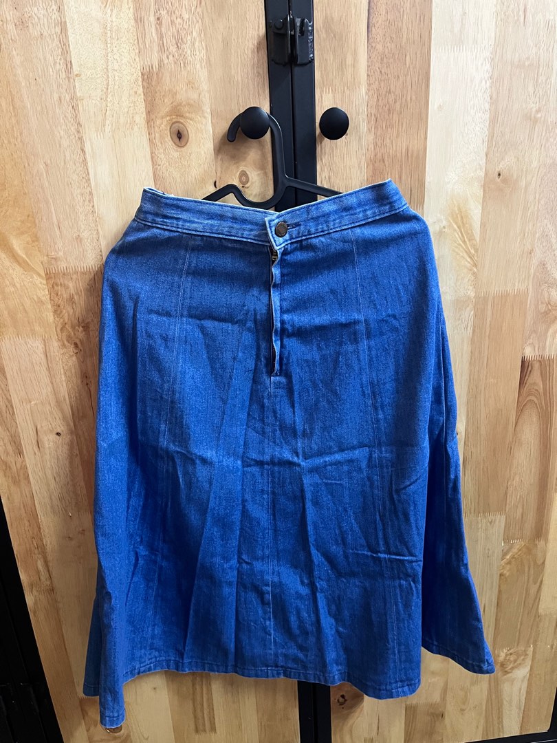 Denim midi skirt 60 hot sale