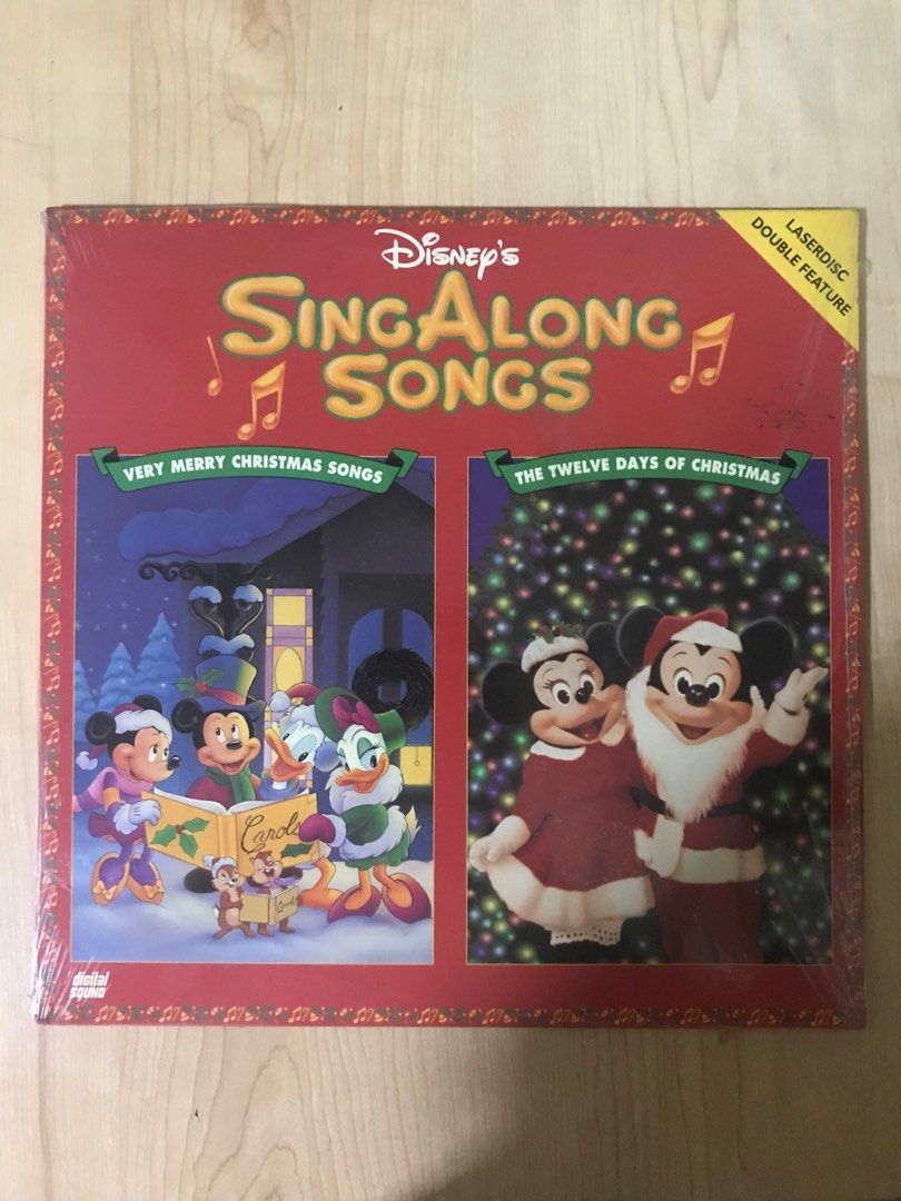 Disney Christmas Sing Along Songs LaserDisc, Hobbies & Toys ...