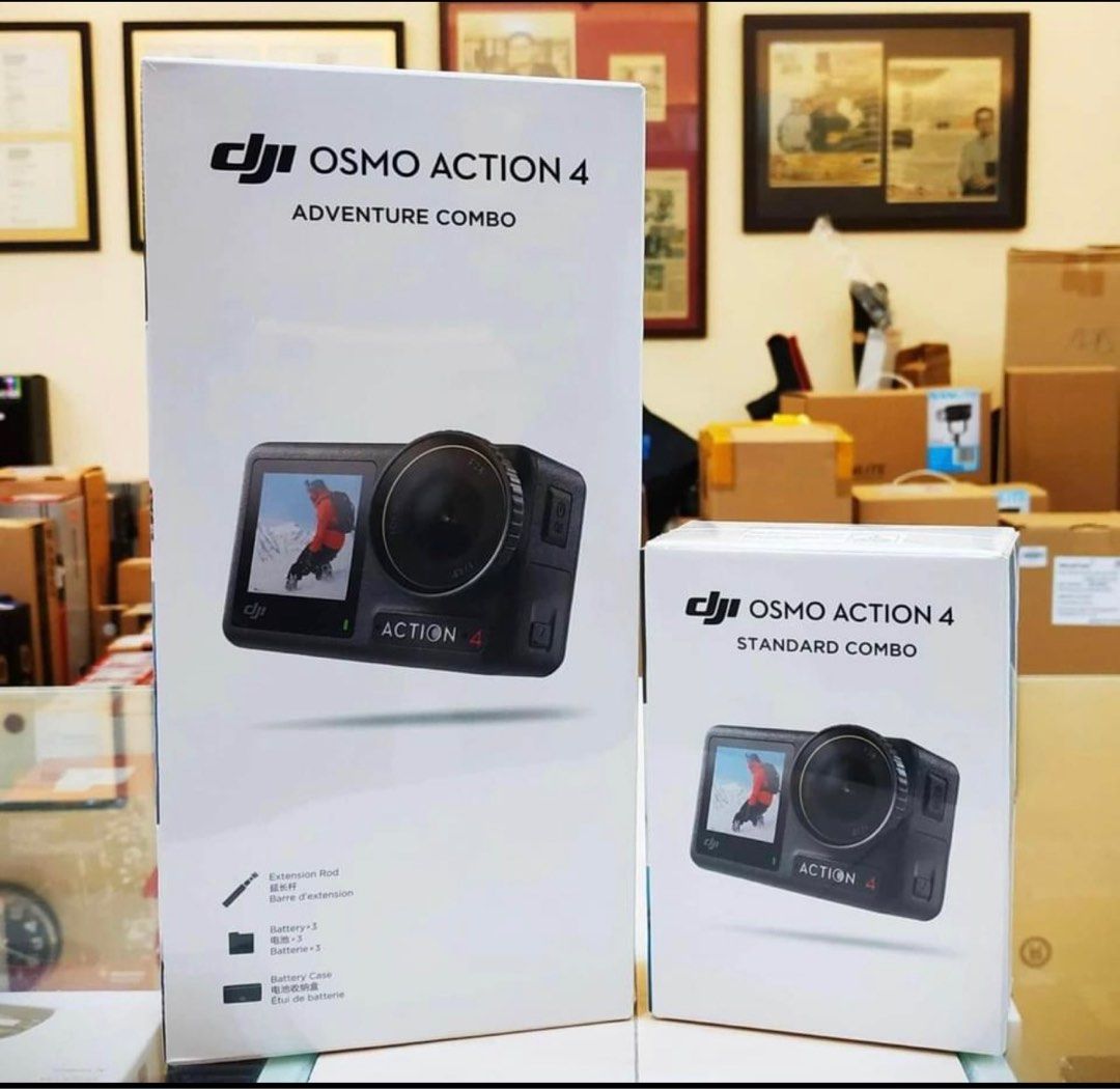 Dji Action 4 Adventure Combo (Category: Cameras) located in Pasay City. Submitted by shansey21 (Listing ID 1285439013, Image 1). Description: Available!! Brandnew Sealed Dji Osmo Action 4 Adventure combo New Price : 24,590 only!! limited stocks only!! 1 year warranty 7 days replacement Malate Manila vitocruz taft COD will do + SF.