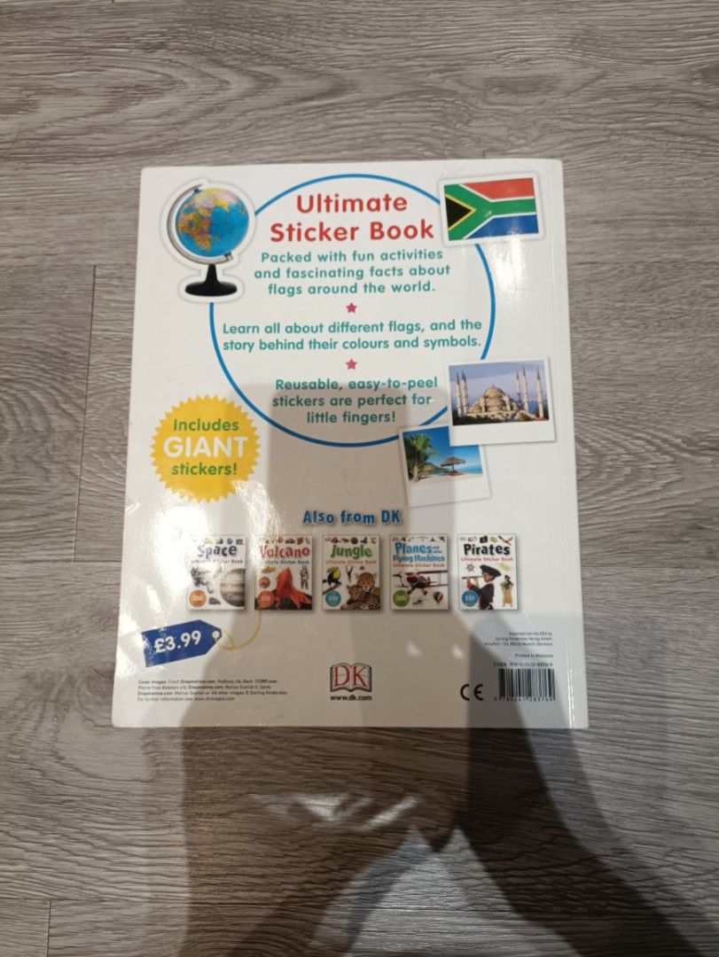 DK FLAGS AROUND THE WORLD ULTIMATE STICKER BOOK BUKU BENDERA SELURUH