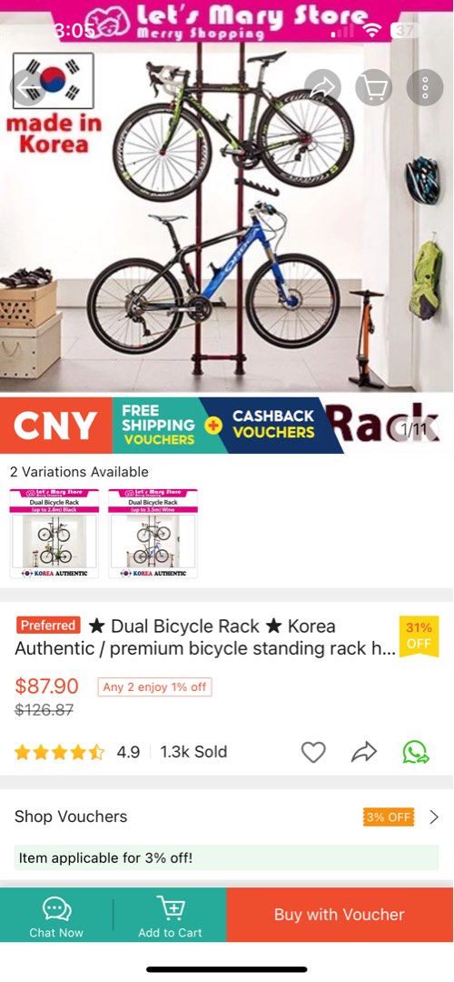 Cheap bike shop stand