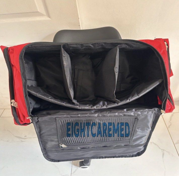 Emergency Responder Trauma Bag (Category: Other Assistive Aids) located in Manila. Submitted by vitalitymedcare.se (Listing ID 1285362802, Image 3). Description: Bag Only (Nagseset din po kami depende po sainyo kung anong settings ang ilalagay namin) pwede nyo po kami iMessage sa fb or fb page: EightCare Medical Supplies EightCareMed text or call: 639692660914 09481552903 09499803574 Dimension: Length:60cm Height: 34cm Width: 40cm.
