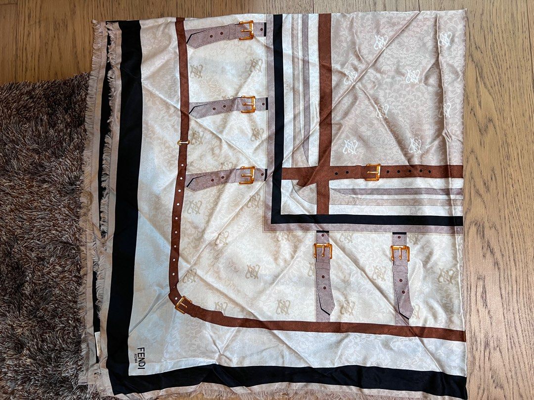 Vintage fendi silk scarf outlet