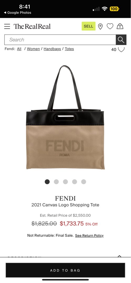 Fendi google online