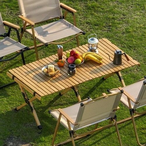 Foldable Camping Aluminium Alloy Folding Table - Easy to Carry