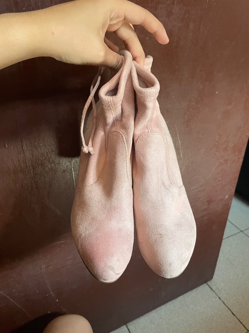Forever 21 pink boots discount
