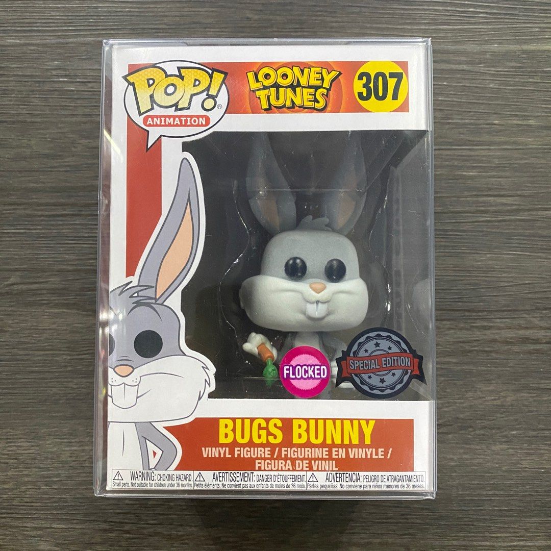 Funko Pop Animation 307 Looney Tunes Bugs Bunny Flocked Exclusive Hobbies Toys Toys Games on Carousell