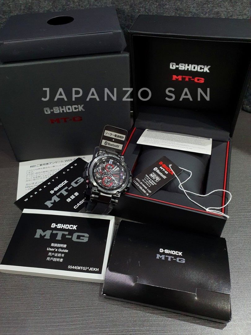 G-Shock MTG-B1000B-1AJF full black, Men's Fashion, Watches