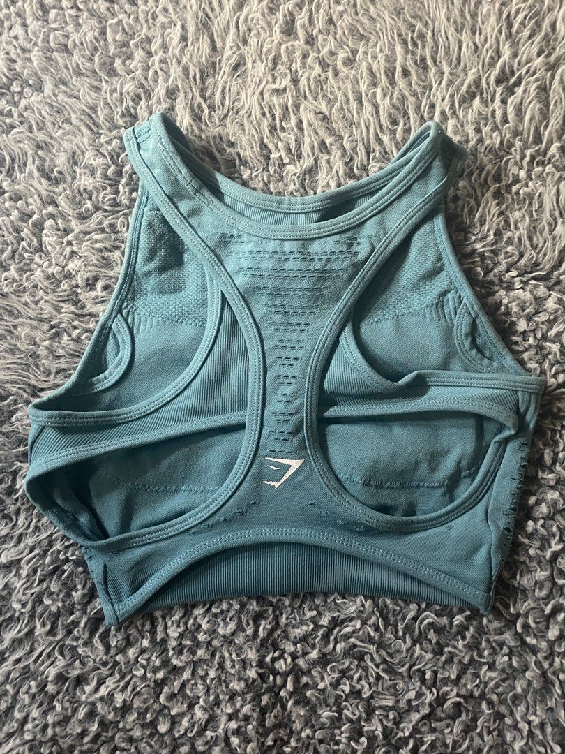 Gymshark Women Sports Bra Flawless Knit Men s Fashion Activewear on Carousell
