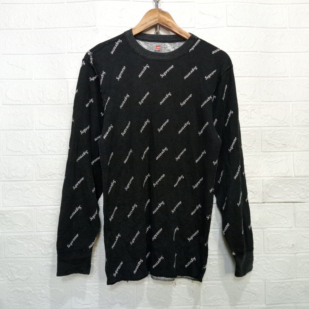 Hanes Beefy x Supreme Longsleeve Shirt Men s Fashion Tops Sets