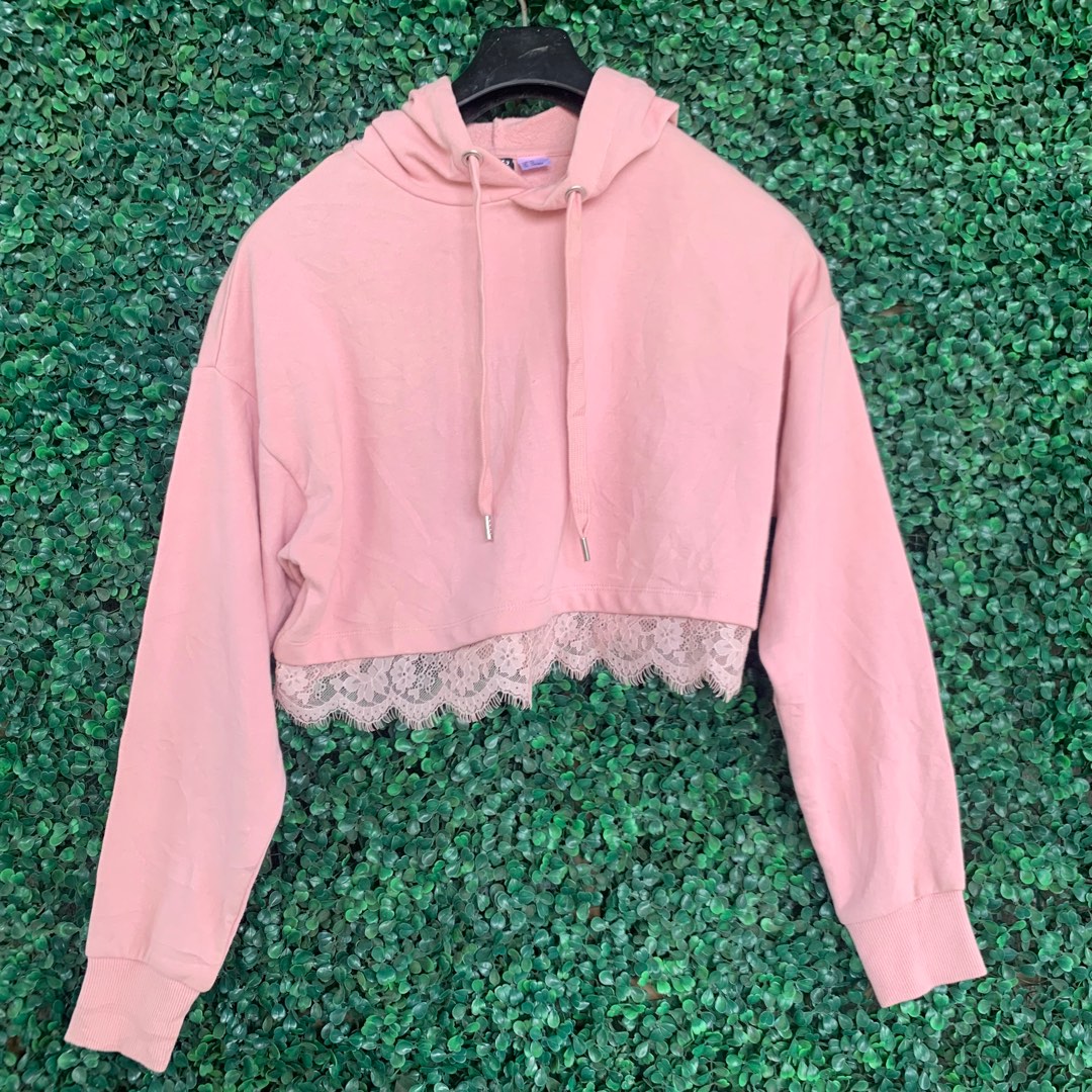 H&m short hooded top discount