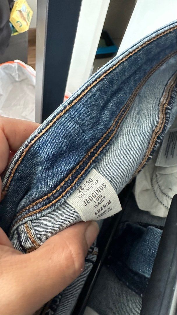 H&m jeggings deals low waist