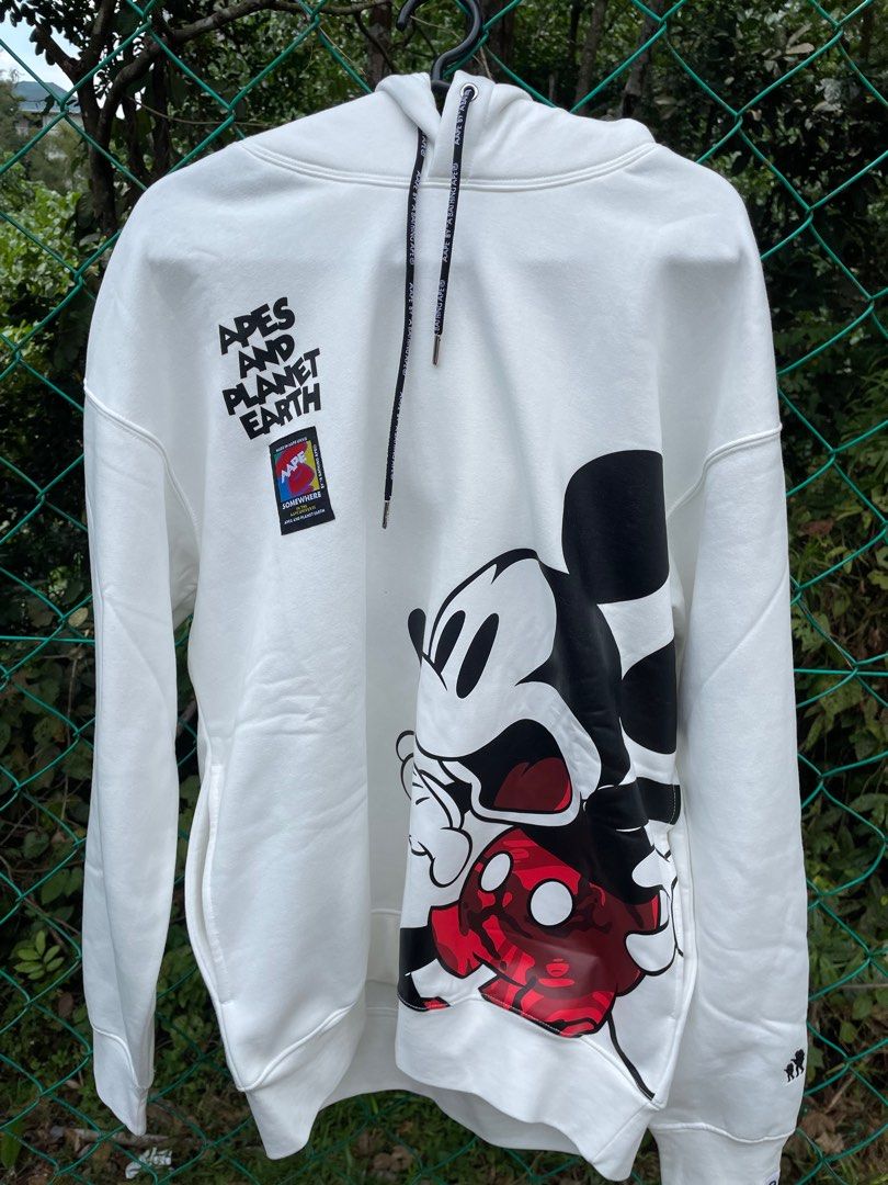 Mickey mouse bape store hoodie