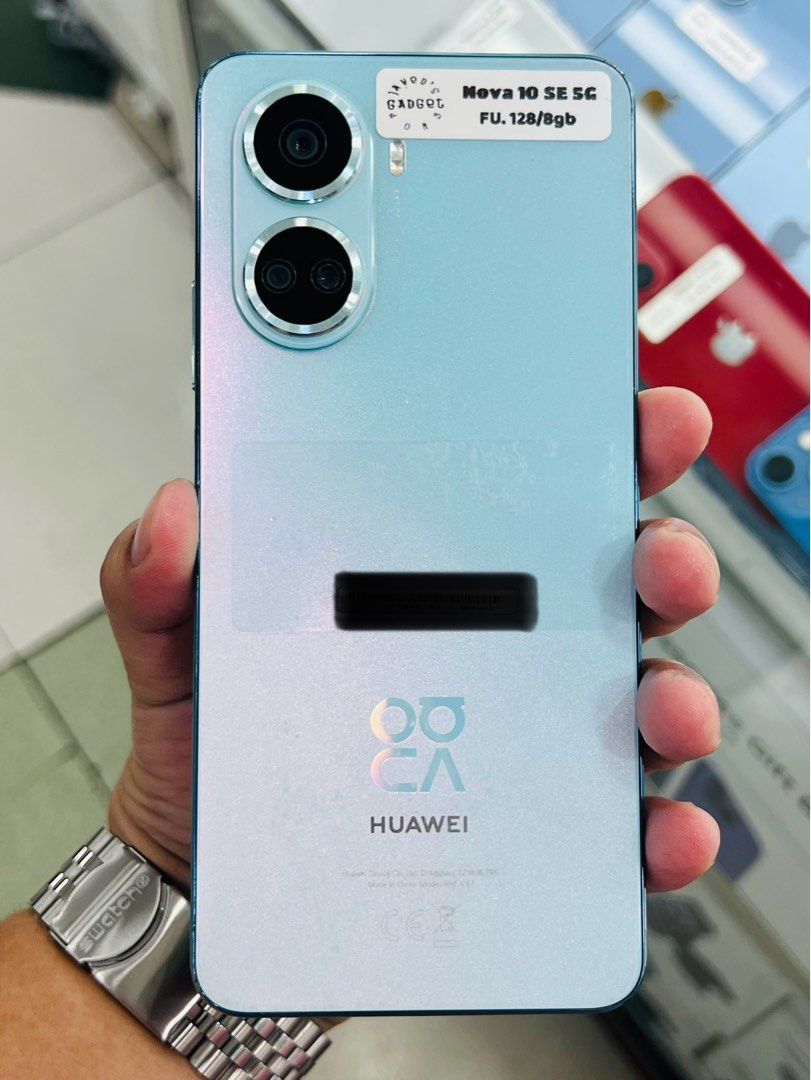 Huawei Nova 10 SE (Category: Huawei) located in San Juan City. Submitted by javedsgadgetshop (Listing ID 1285464165, Image 1). Description: OPEN FOR INSTALLMENT VIA CREDIT CARD/GGIVES & SWAP/TRADE-IN! WE BUY AND SELL ( ANYKINDS OF UNIT BINIBILI PO NAMIN)! PTPA : Padelete po f bawal Read ❗️Onhand ‼️ Huawei Nova 10se •128gb •NTC Variant •Good batt health •Factory Unlock •95% Smoothness •No hidden issue | No Repaired •100% Authentic | Not Refurbishe
