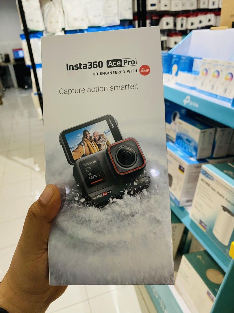 Insta360 Ace Pro Action Camera Leica 8K Flip Screen Waterproof (Category: Video Cameras) located in Makati City. Submitted by techubstoreandaccessories (Listing ID 1285564224, Image 3). Description: Insta360 Ace Pro Action Camera Leica 8K Flip Screen Waterproof Ready for Pick-Up / Same Day Delivery Via Lalamove‼️ DETAILS: ✅ Actual Picture Posted. ✅BRAND NEW, SEALED, & ORIGINAL. ✅7 Days Replacement for Factory Defects and 1year Limited Warranty. (