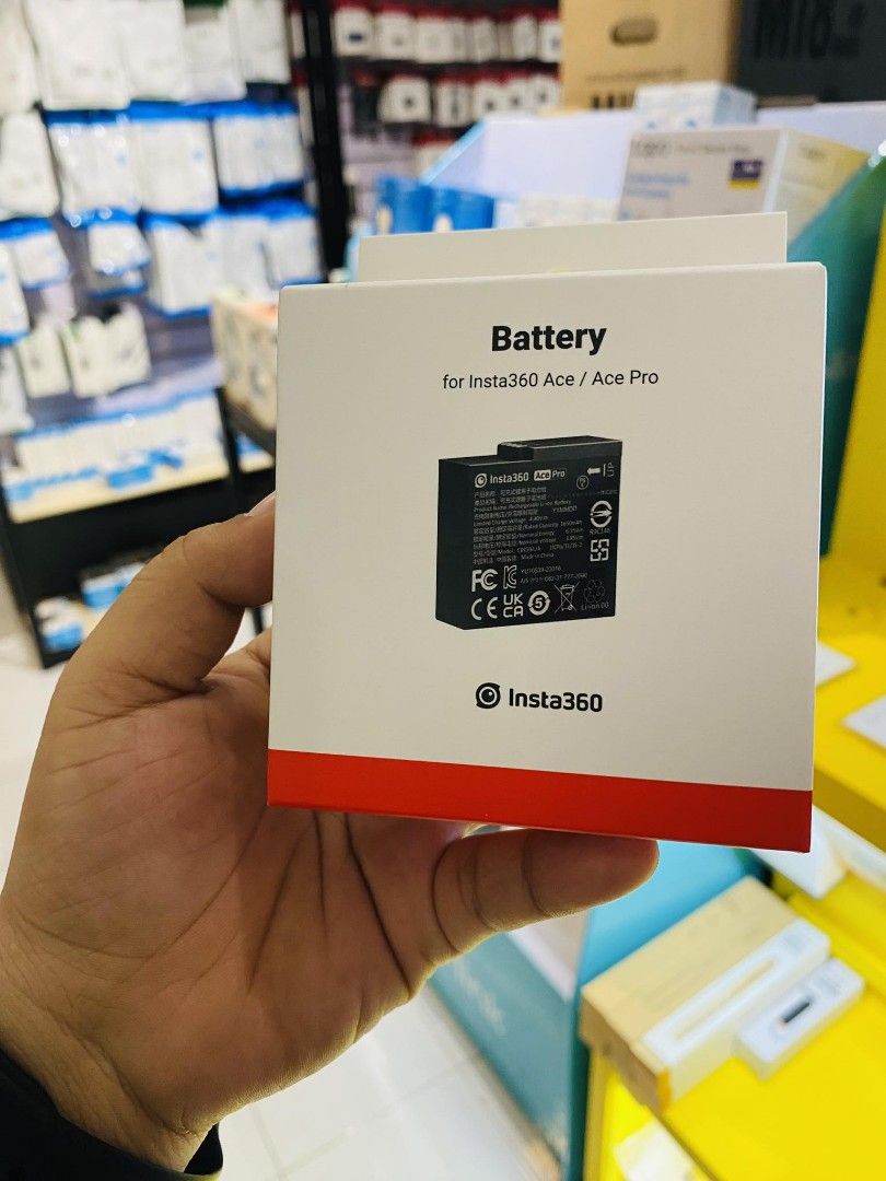 Insta360 ace/ace pro battery (Category: Camera Bags & Carriers) located in Makati City. Submitted by techubstoreandaccessories (Listing ID 1285459485, Image 3). Description: Insta360 ace/ace pro battery Ready for Pick-Up / Same Day Delivery Via Lalamove‼️ DETAILS: ✅ Actual Picture Posted. ✅BRAND NEW, SEALED, & ORIGINAL. ✅7 Days Replacement for Factory Defects and 1year Limited Warranty. (Terms and conditions apply). ✅With Sales Invoice (BIR REGIS
