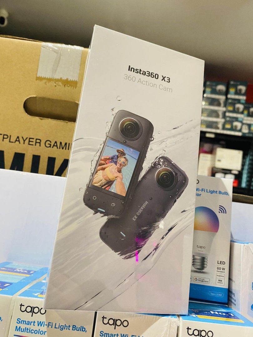 Insta360 ONE X3 Pocket 360 Action Camera (Category: Video Cameras) located in Makati City. Submitted by techubstoreandaccessories (Listing ID 1285564541, Image 3). Description: Insta360 ONE X3 Pocket 360 Action Camera Ready for Pick-Up / Same Day Delivery Via Lalamove‼️ DETAILS: ✅ Actual Picture Posted. ✅BRAND NEW, SEALED, & ORIGINAL. ✅7 Days Replacement for Factory Defects and 1year Limited Warranty. (Terms and conditions apply). ✅With Sales Inv
