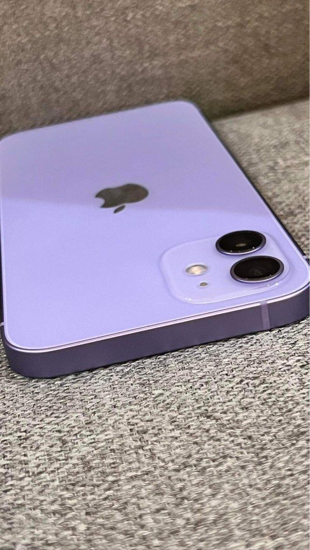 Iphone 12 (Category: iPhone 12 Series) located in Marikina City. Submitted by micharon (Listing ID 1285330523, Image 2). Description: Bought December 2023 With box and original charging cable 100% smooth 100% battery health Globe locked Payment via BPI or Gcash, even upon meet-up Delivery via Grab or Lalamove .