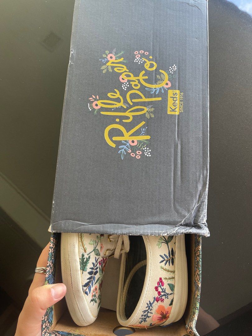 Keds rifle paper co herb garden top