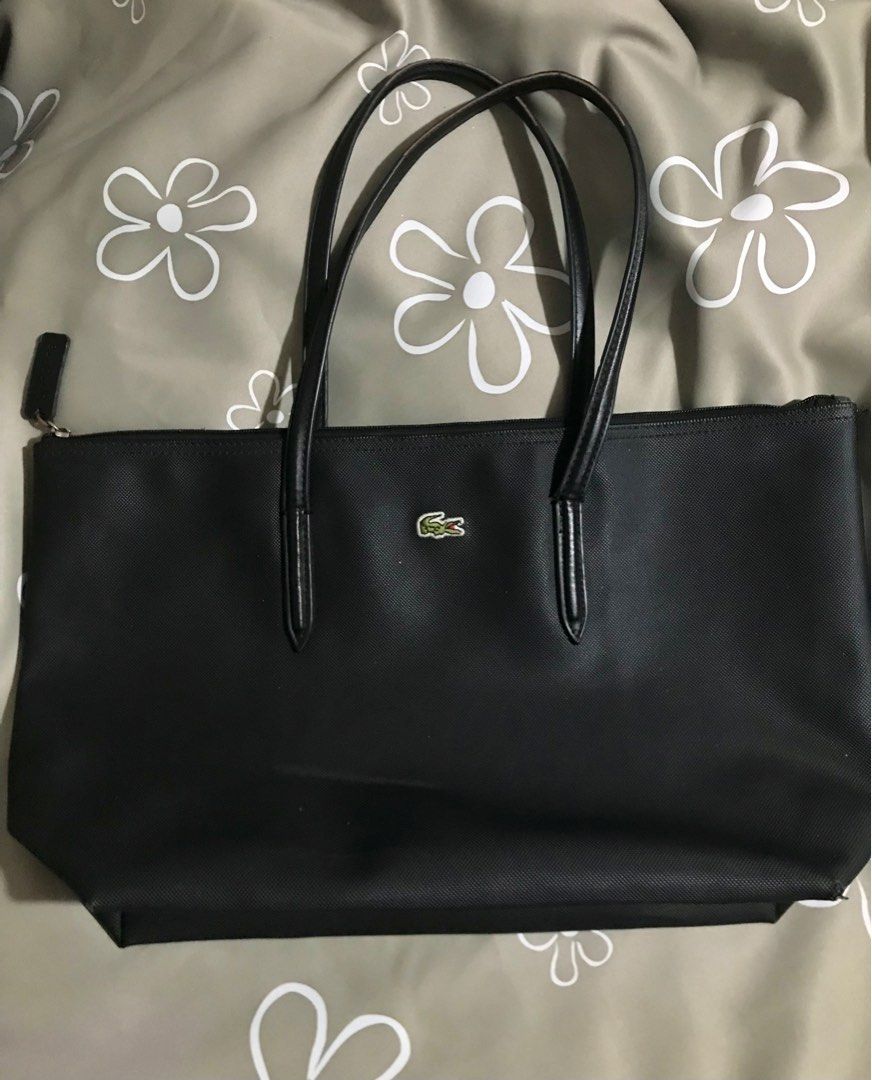 Lacoste black tote new arrivals