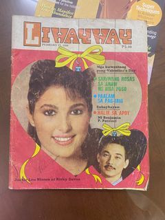 LIWAYWAY PEBRERO 15, 1988 Jackie Lou Blanco at Ricky Davao Cover Vintage Antique Magazine USED