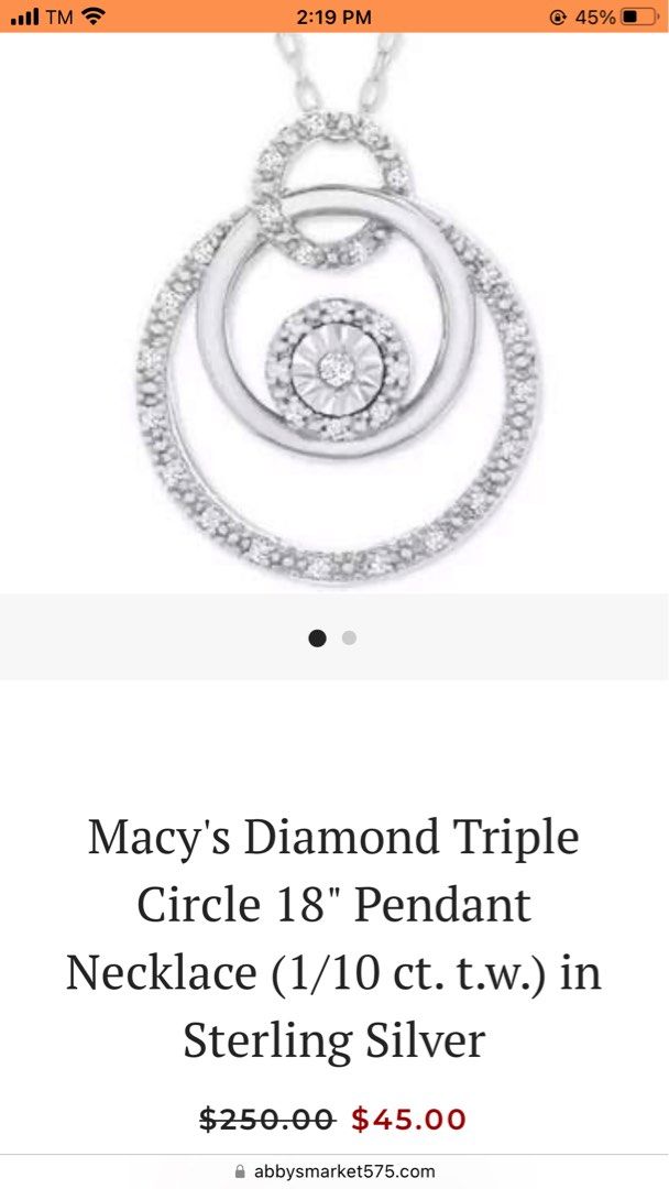 Bridge diamond pendant macy's outlet
