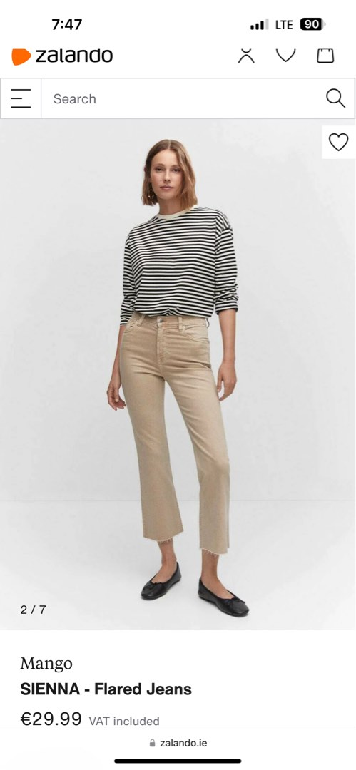 Zalando jeans mango 2025