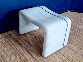 Marble inspired stool