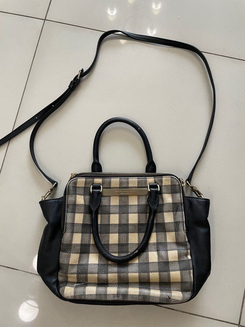 Marc jacobs checkered bag on sale
