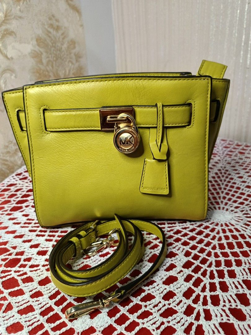 Michael Kors Hamilton Sling Bag Barang Mewah Tas Dompet di