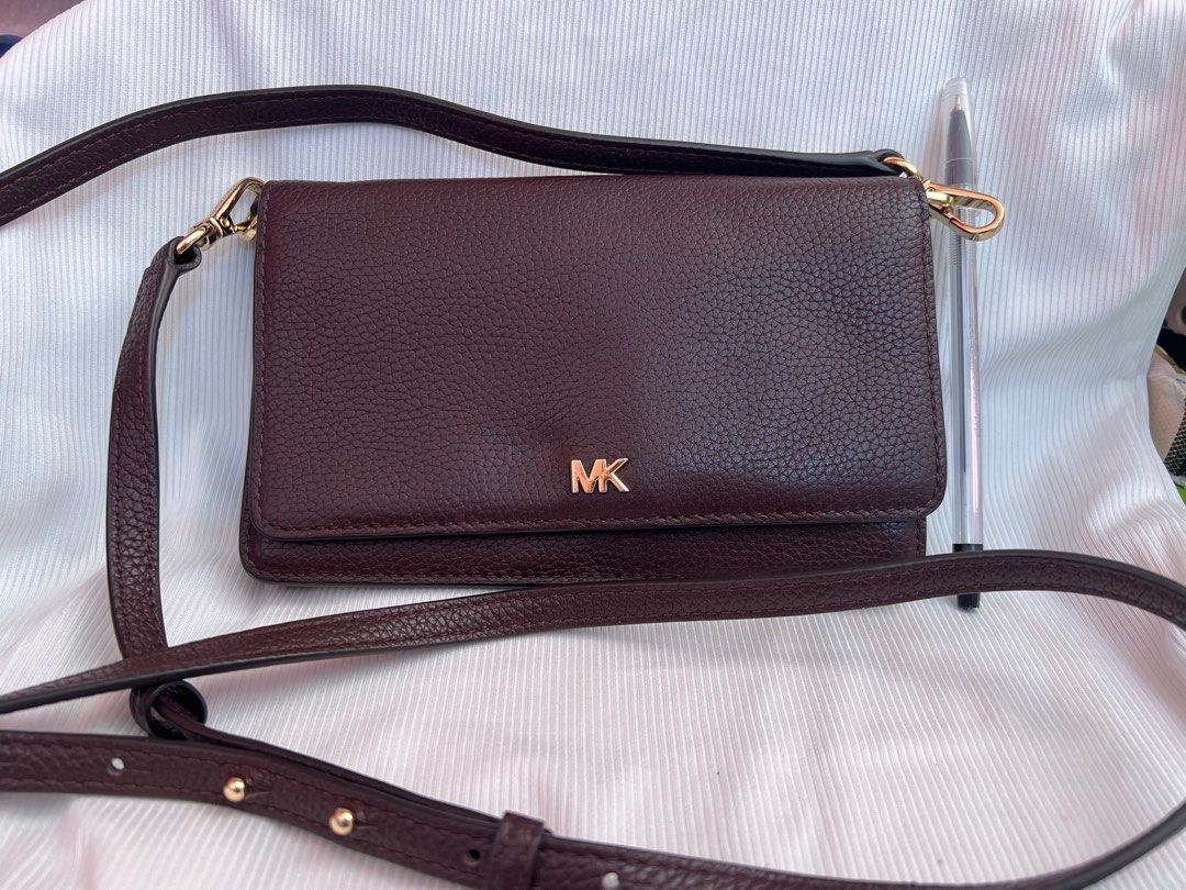 Michael Kors Pebbled Leather Convertible Crossbody Bag