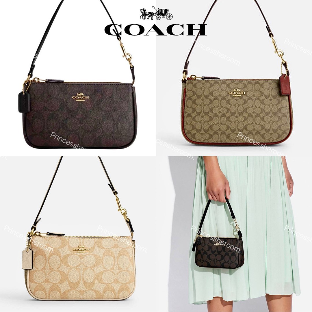 Coach top sales handle pouch original