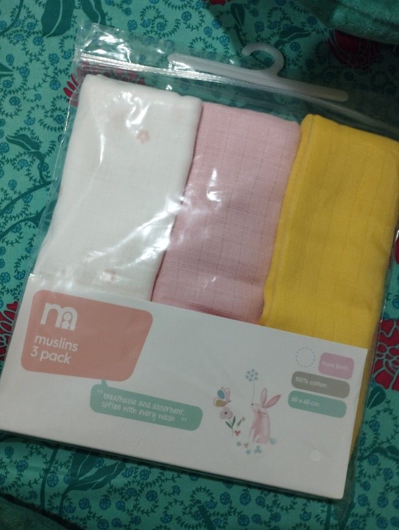 Mothercare muslins clearance