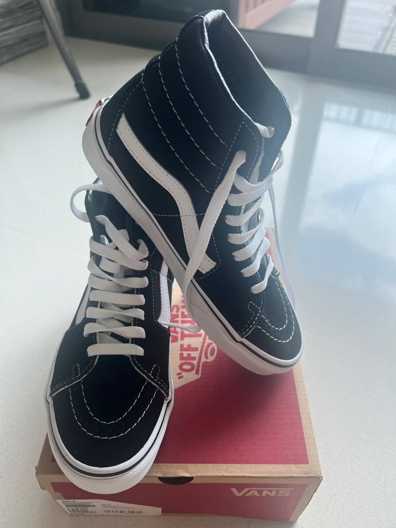 New Vans SK8 Hi black trainers Women s Fashion Footwear