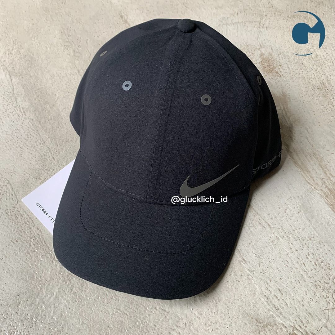 Nike, Storm-Fit Aerobill L91 Fitness Cap in Black, Fesyen Pria ...