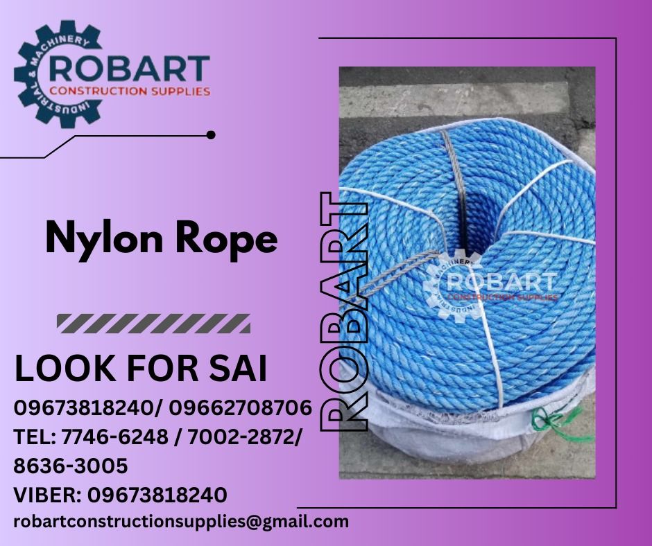 Nylon Rope, Commercial & Industrial, Construction Tools & Equipment on ...