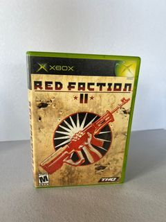 Original XBOX Red Faction II Original Video Game T5