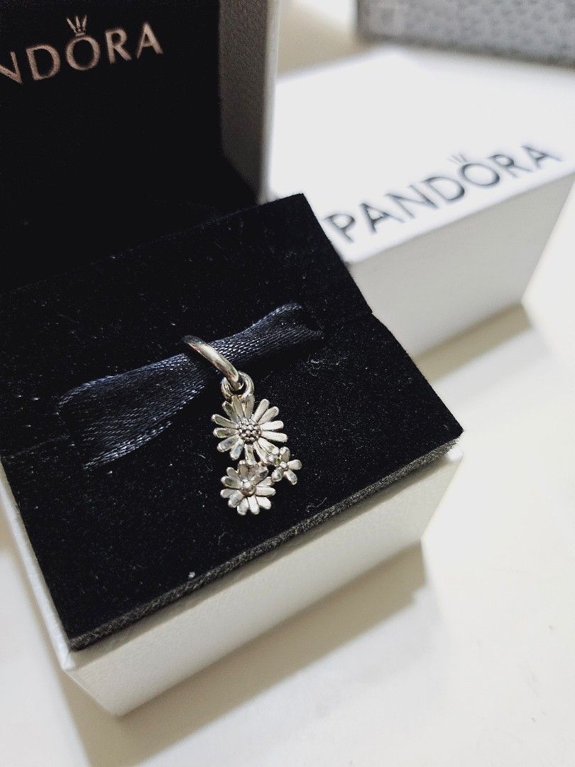 Flower Bouquet Pandora Daisy Dangle Charm Pandora Daisy Flower