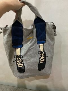Polcadot sling bag or backpack