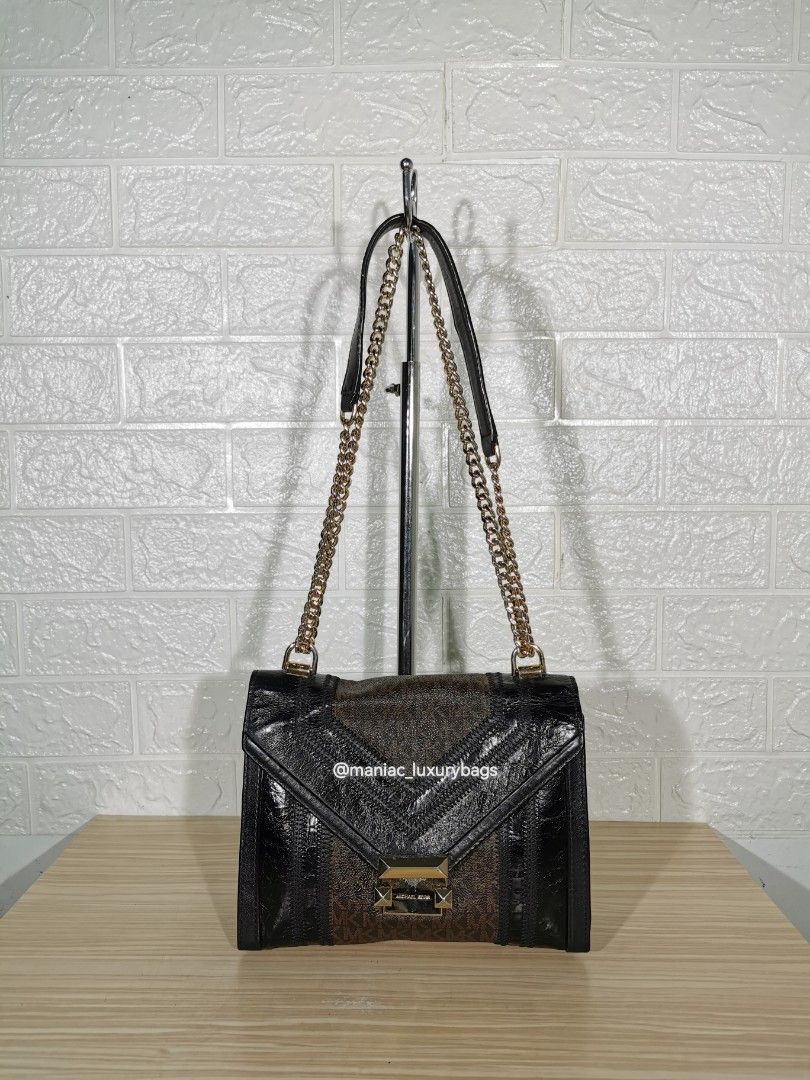 Michael kors whitney large deals logo convertible shoulder bag