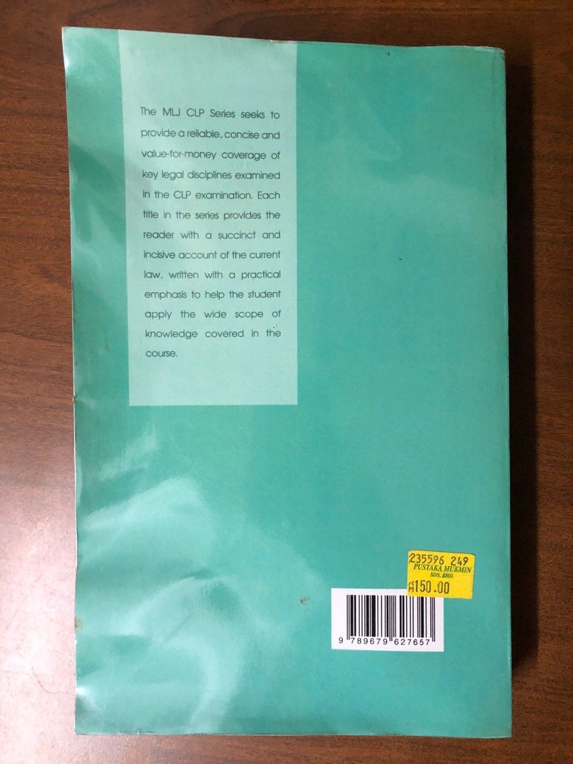Proffessional Practice (Category: Textbooks) located in Kuala Lumpur. Submitted by mal_razali (Listing ID 1285392691, Image 2). Description: Law textbook. Meet up in Ampang.