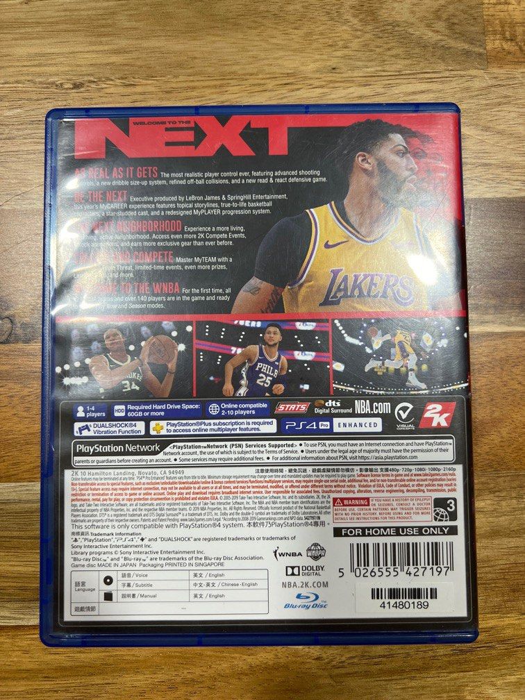[Original] PS4 Game - NBA 2K20 (Category: PlayStation) located in Santa Maria. Submitted by lili_mc (Listing ID 1285363533, Image 2). Description: #2024declutter.